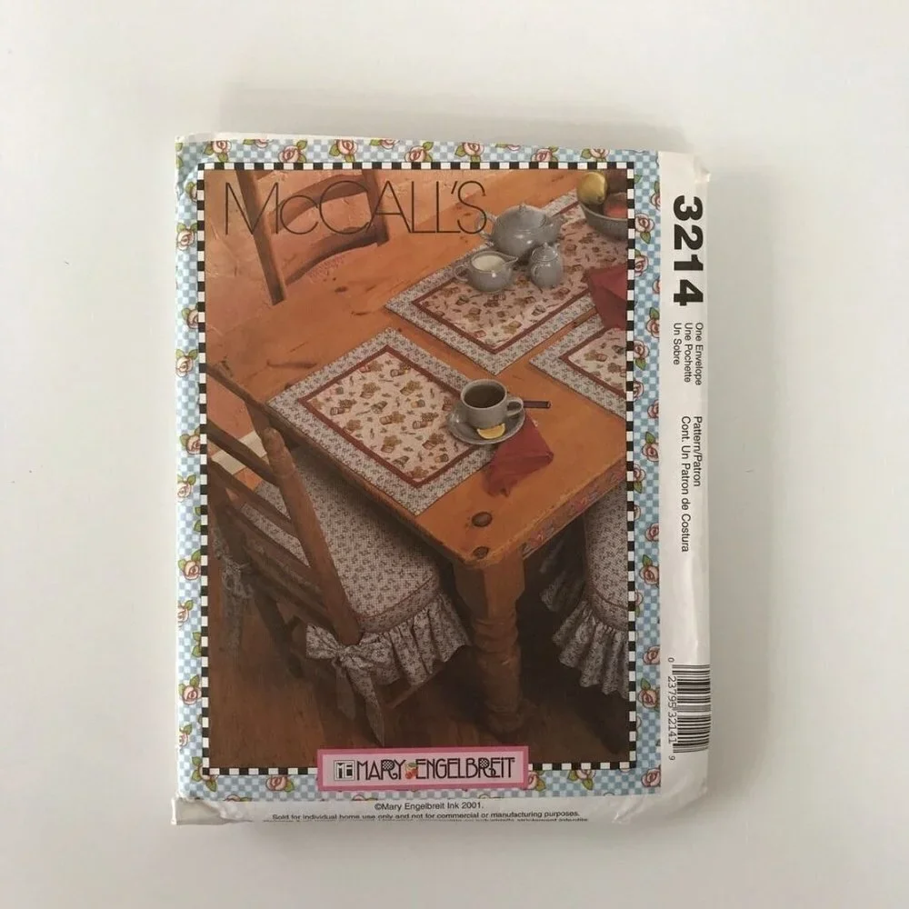 McCall's Sewing‎ Pattern 3214 Kitchen Accessories Apron Totes